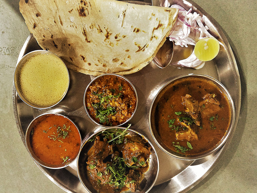 Mutton Thali